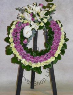 Mixed Floral Wreath - CODE 94997